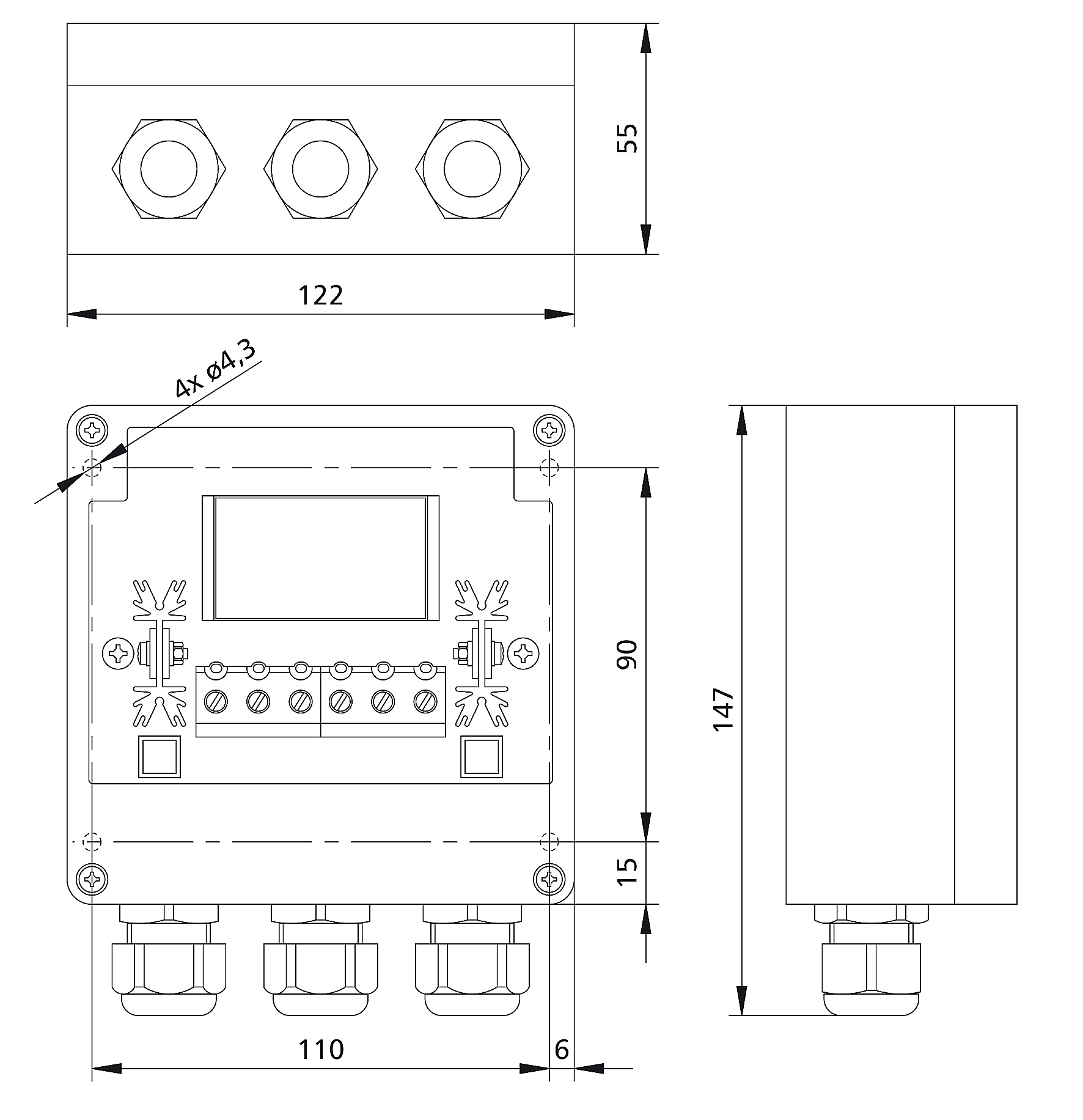 Steca PR 2020IP technische Zeichnung