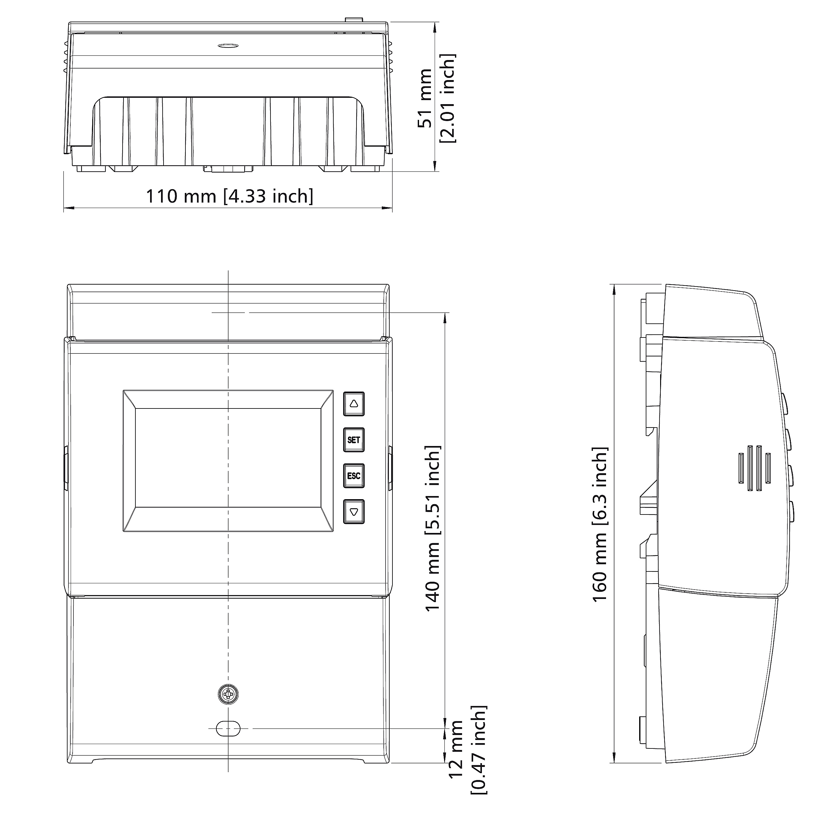 Steca TR A502 TT U technische Zeichnung