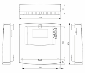 Steca TF A603 MC technische Zeichnung