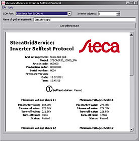 StecaGrid Service Inverter Selftest Protocol1 315px