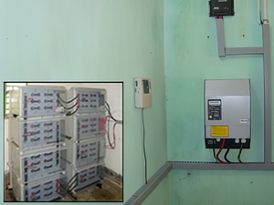 Solarelektronik, PV Autarke Systeme, Hybrid Systeme,Asien, Indien, Verschaltung, Steca Xtender
