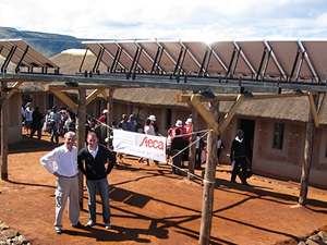 Solarelektronik, PV Autarke Systeme, Wechselrichtersystem, Südafrika, Urbanisation, Freifläche