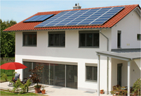 Photovoltaikanlage, Wohnsiedlung, Einfamilienhaus
