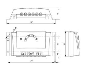 Dessins techniques: Steca Solarix PRS PRS 1010, PRS 1515, PRS 2020, PRS 3030