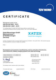 Щека, Сертификат, ISO 9001, ISO 14001, ISO 50001, TS 16949