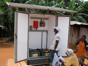 Solarelektronik, PV Autarke Systeme, Wechselrichersystem, Afrika, Gabun
