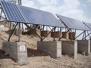 Solar electronics, PV off grid, telekom system, Asia, Iran