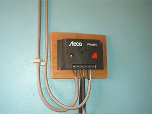 Solar electronics, PV off grid, Solar-Home-system, Africa, Burkina Faso, Steca solar charge controller PR 0505