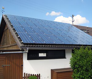 Solartechnik, ref_pv, Photovoltaics, Germany, Trochtlefingen,Repowering, Roof-mounted system, 5,5 kWp